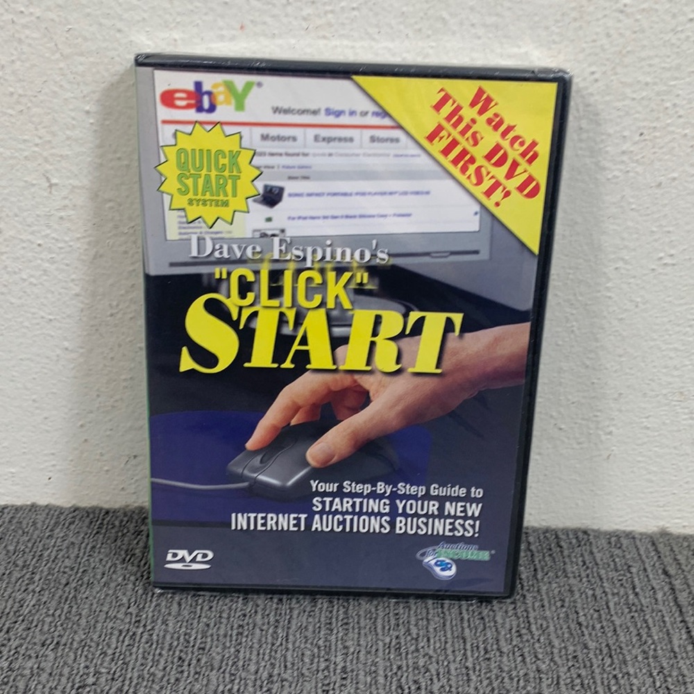 Dave Espinos Click Start Starting Your New Internet Auctions Business DVD 2008